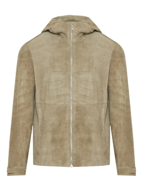 Giorgio Brato suede bomber jacket