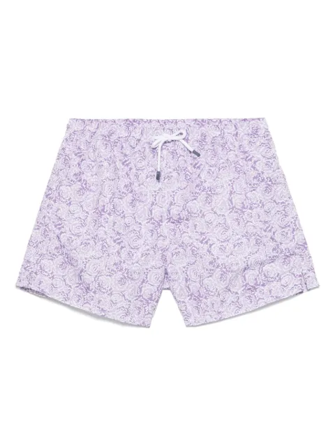 Fedeli floral-print swim shorts 