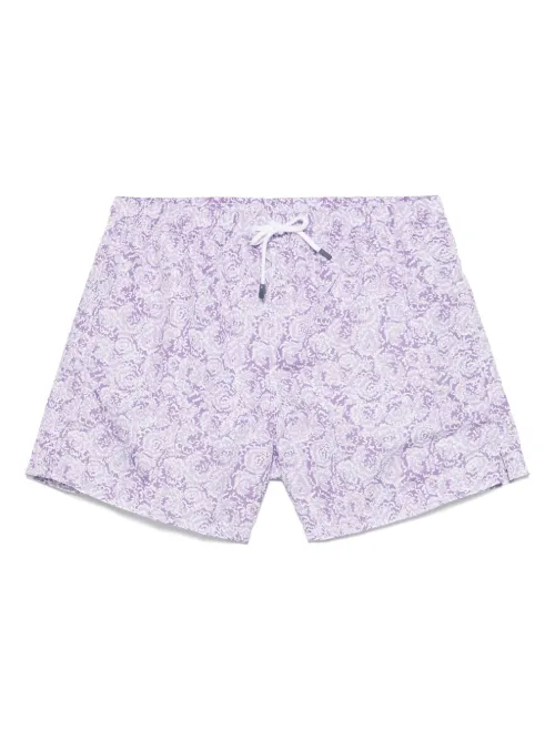 Short de bain à fleurs - Fedeli - Modalova