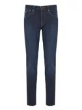 Emporio Armani logo-patch jeans - Blue