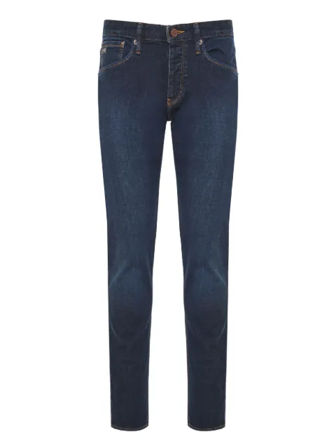 Emporio Armani logo-patch jeans