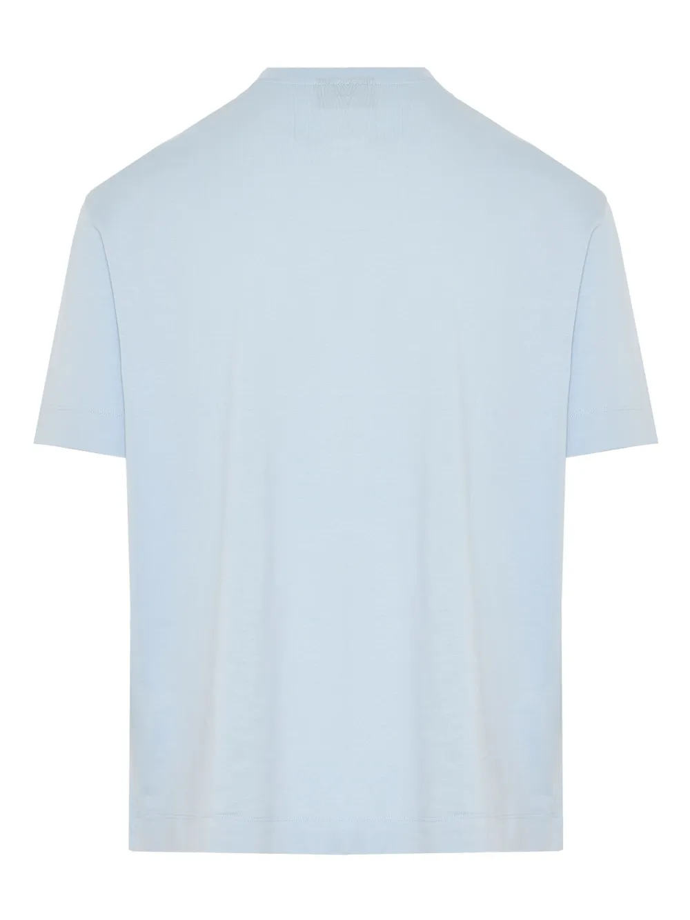 Emporio Armani T-shirt met geborduurd logo Blauw
