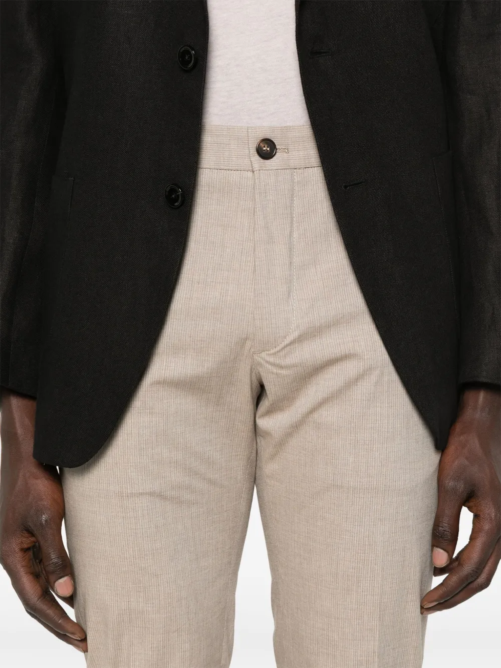 Incotex Chino met elastische band Beige