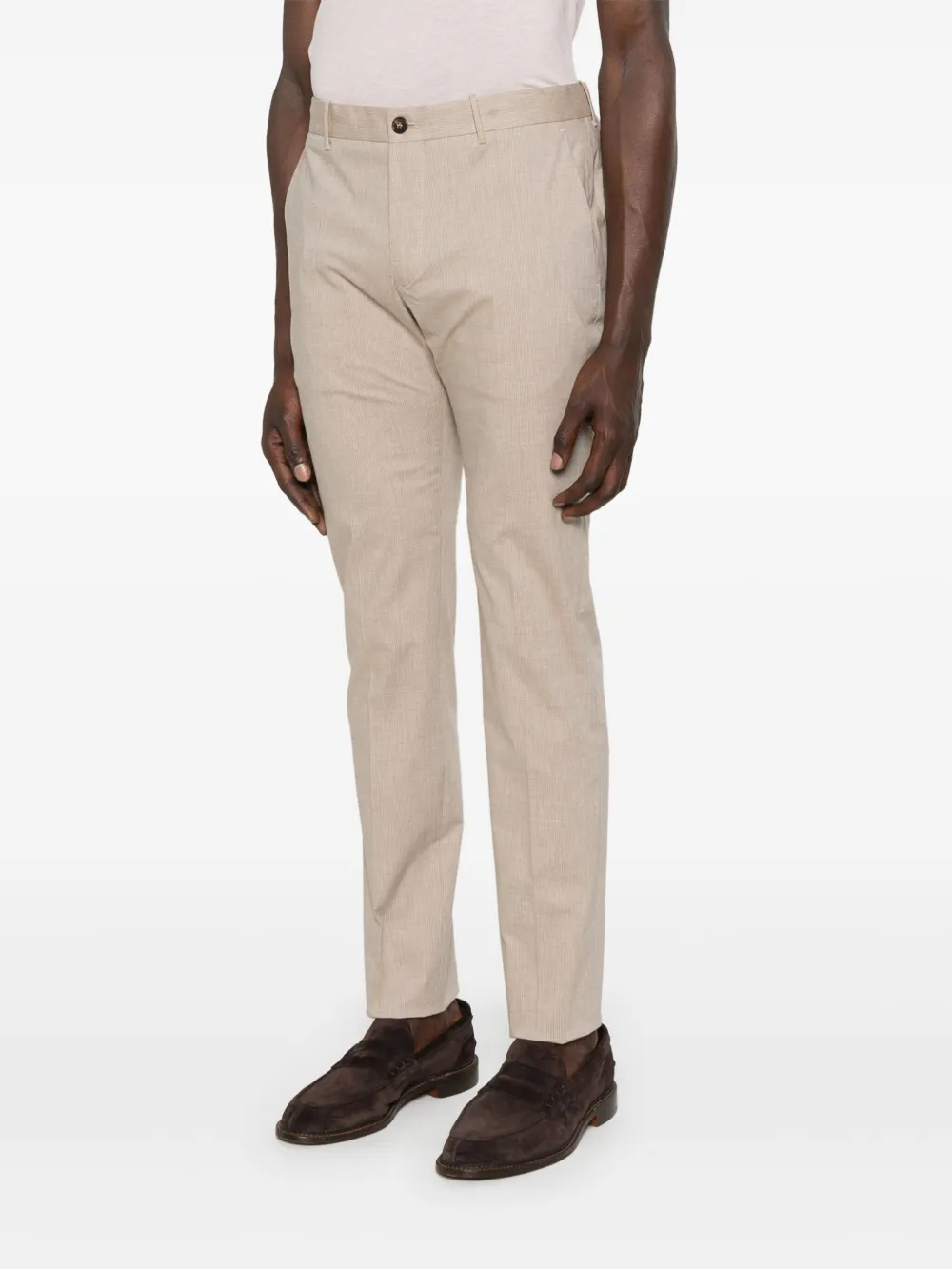 Incotex Chino met elastische band Beige