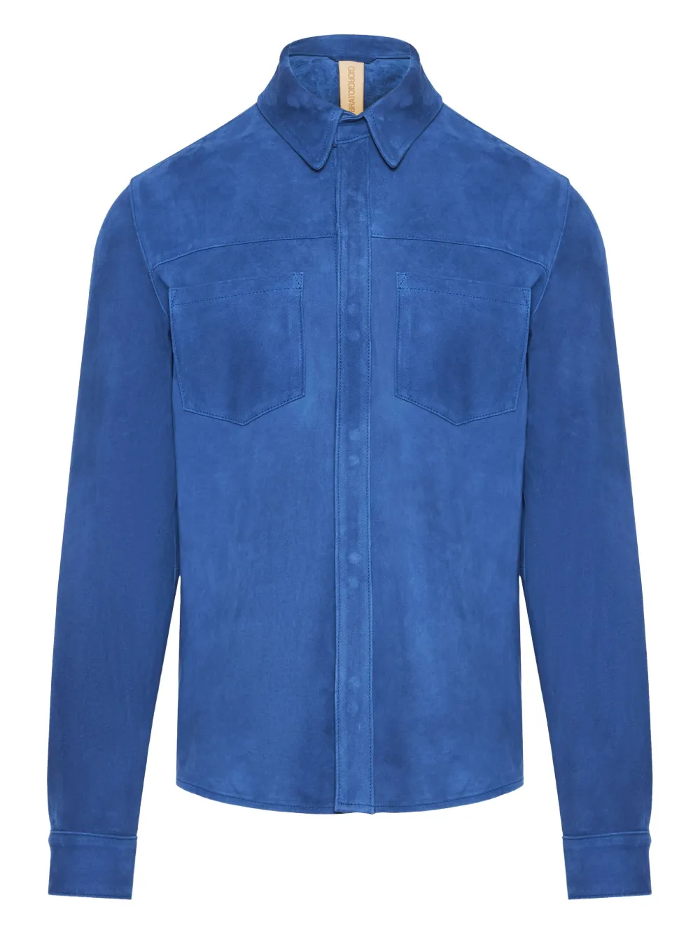 Giorgio Brato surchemise en daim | bleu | Image 1
