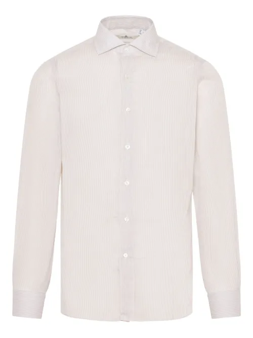 Chemise rayée à manches longues - Finamore 1925 Napoli - Modalova