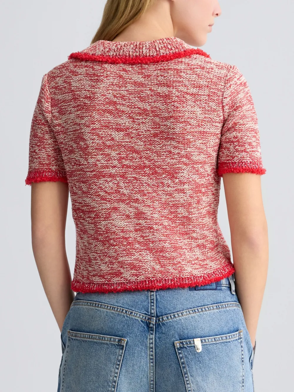 LIU JO Gebreide polotop Rood
