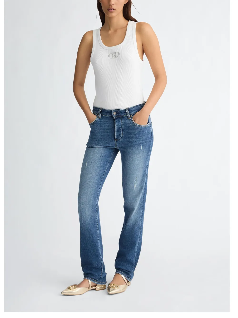 LIU JO Straight jeans Blauw