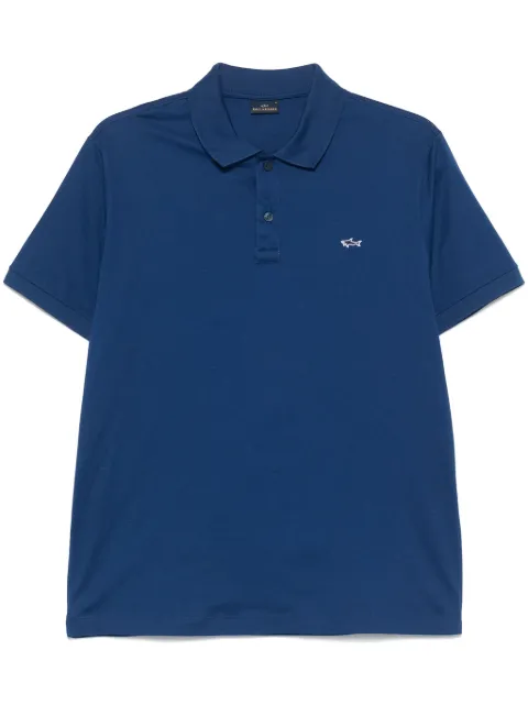 Paul & Shark logo-embroidered polo shirt