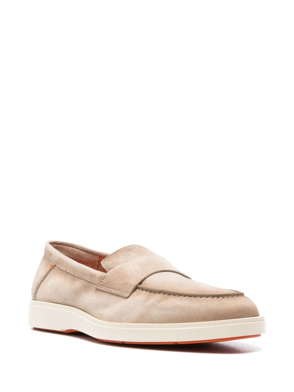 Santoni Suède loafers - Beige