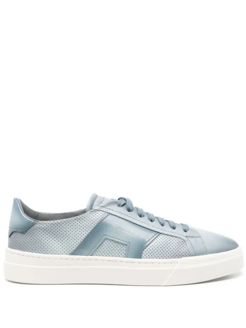 Santoni Double Buckle Sneakers