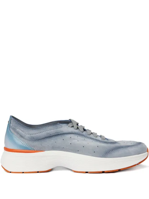 Santoni Bounce perforated sneakers