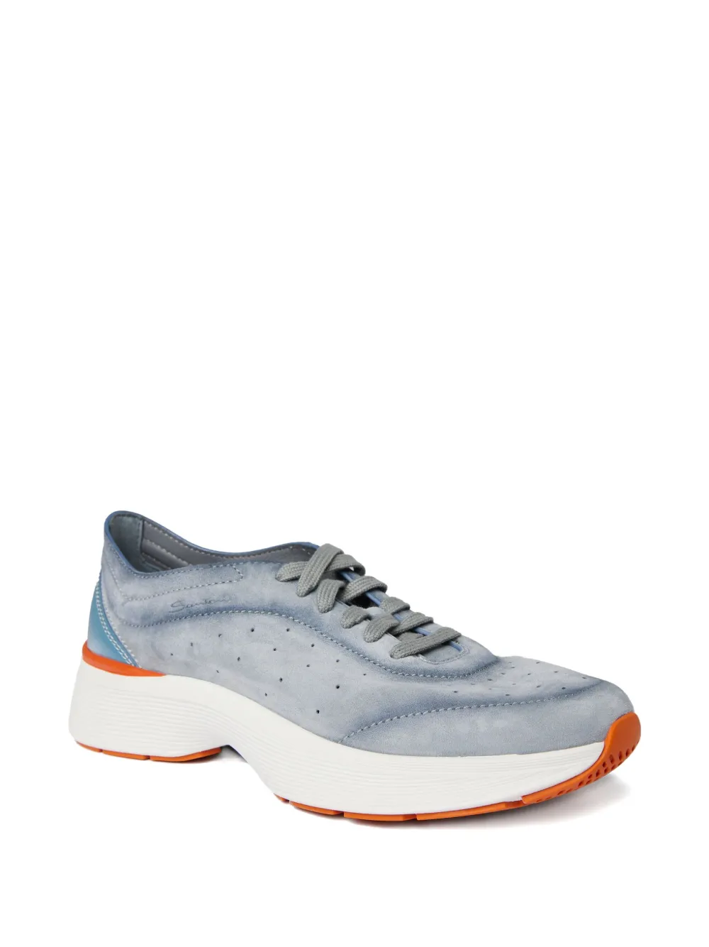 Santoni Bounce perforated sneakers | Low-Tops | Image 2