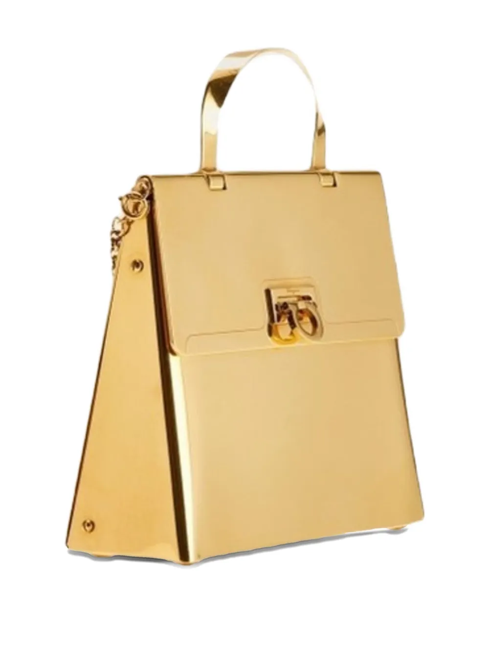 Ferragamo small Trifolio handbag Goud