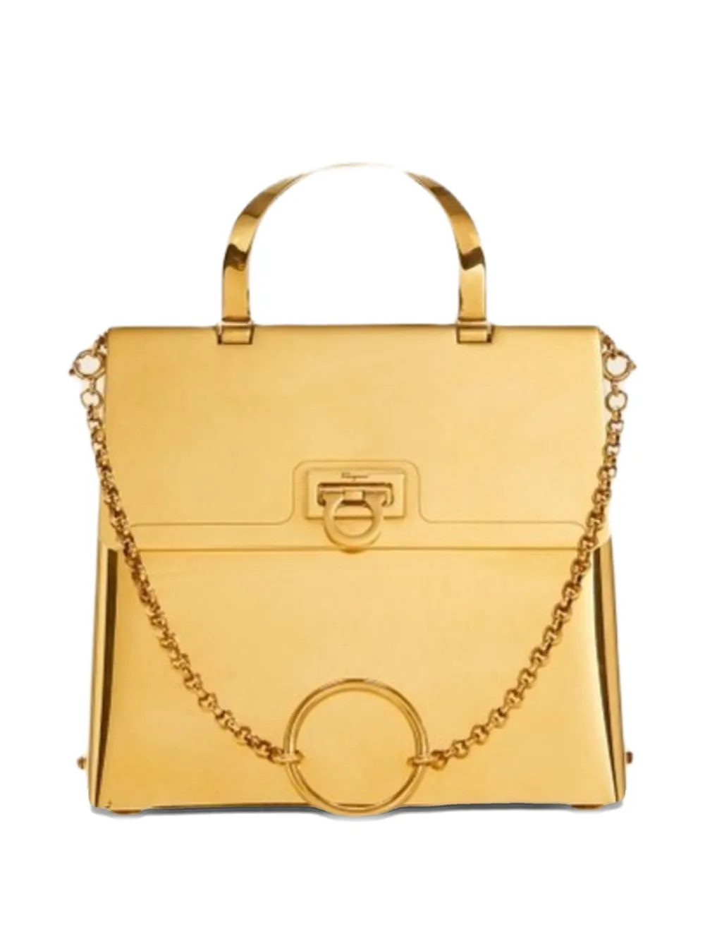 Ferragamo small Trifolio handbag Goud