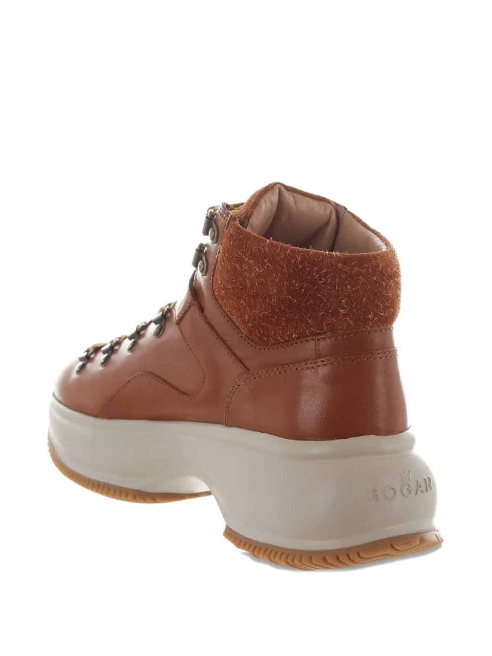 Hogan Maxi Active ankle boots Brown