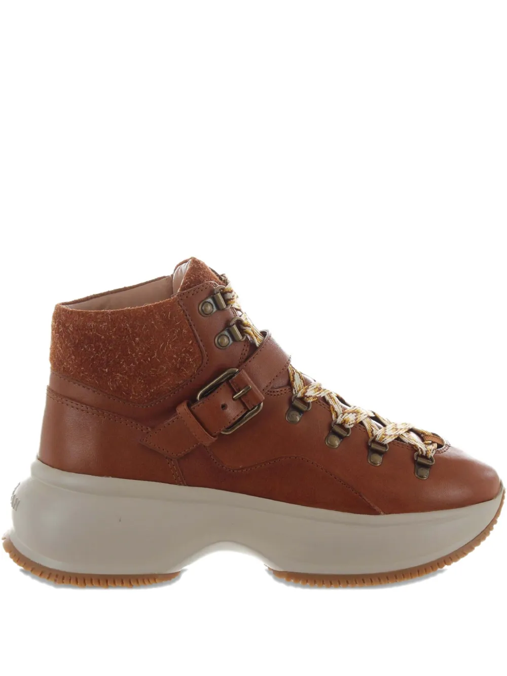 Hogan Maxi Active ankle boots Brown