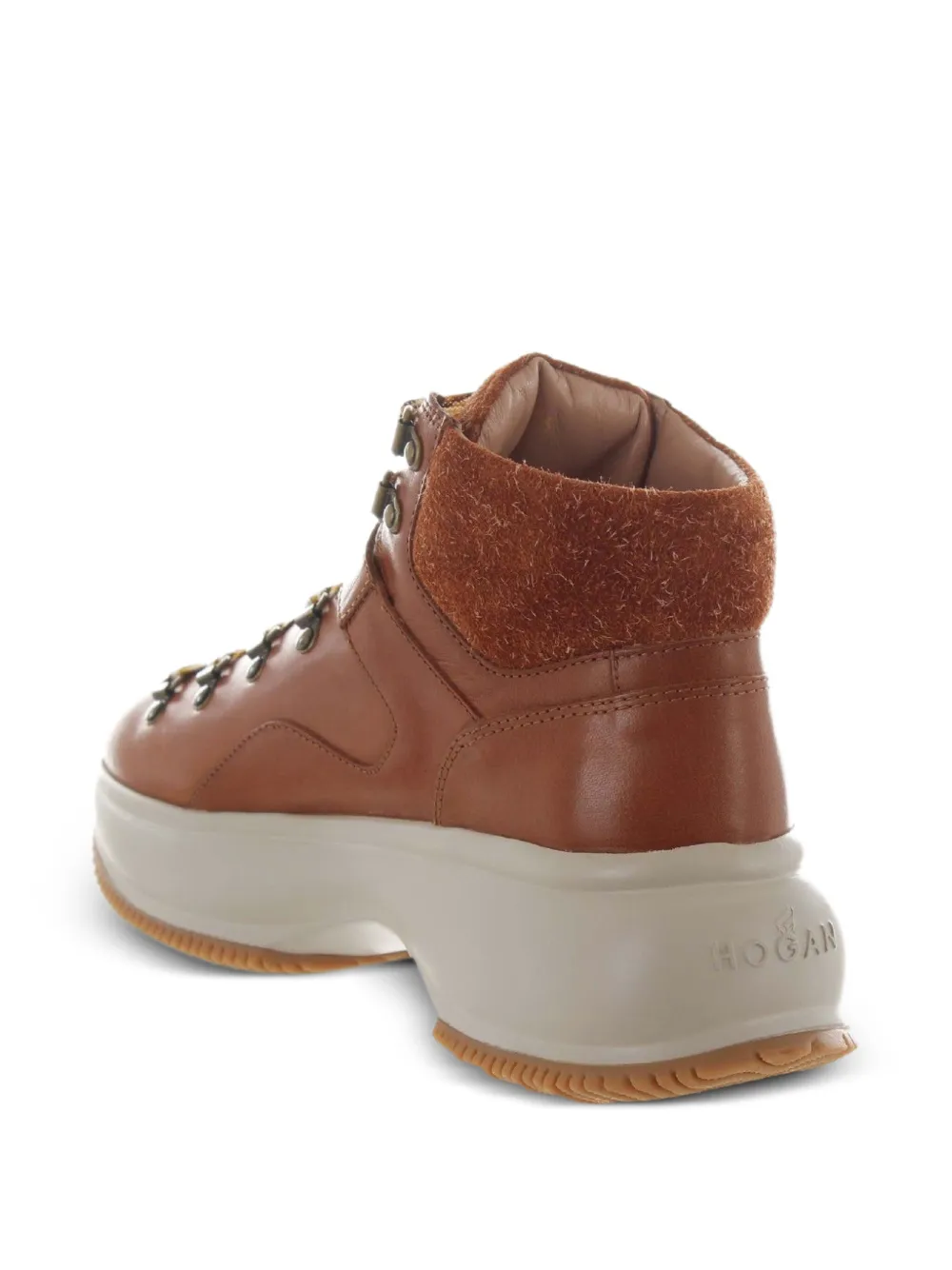 Hogan Maxi Active ankle boots Brown