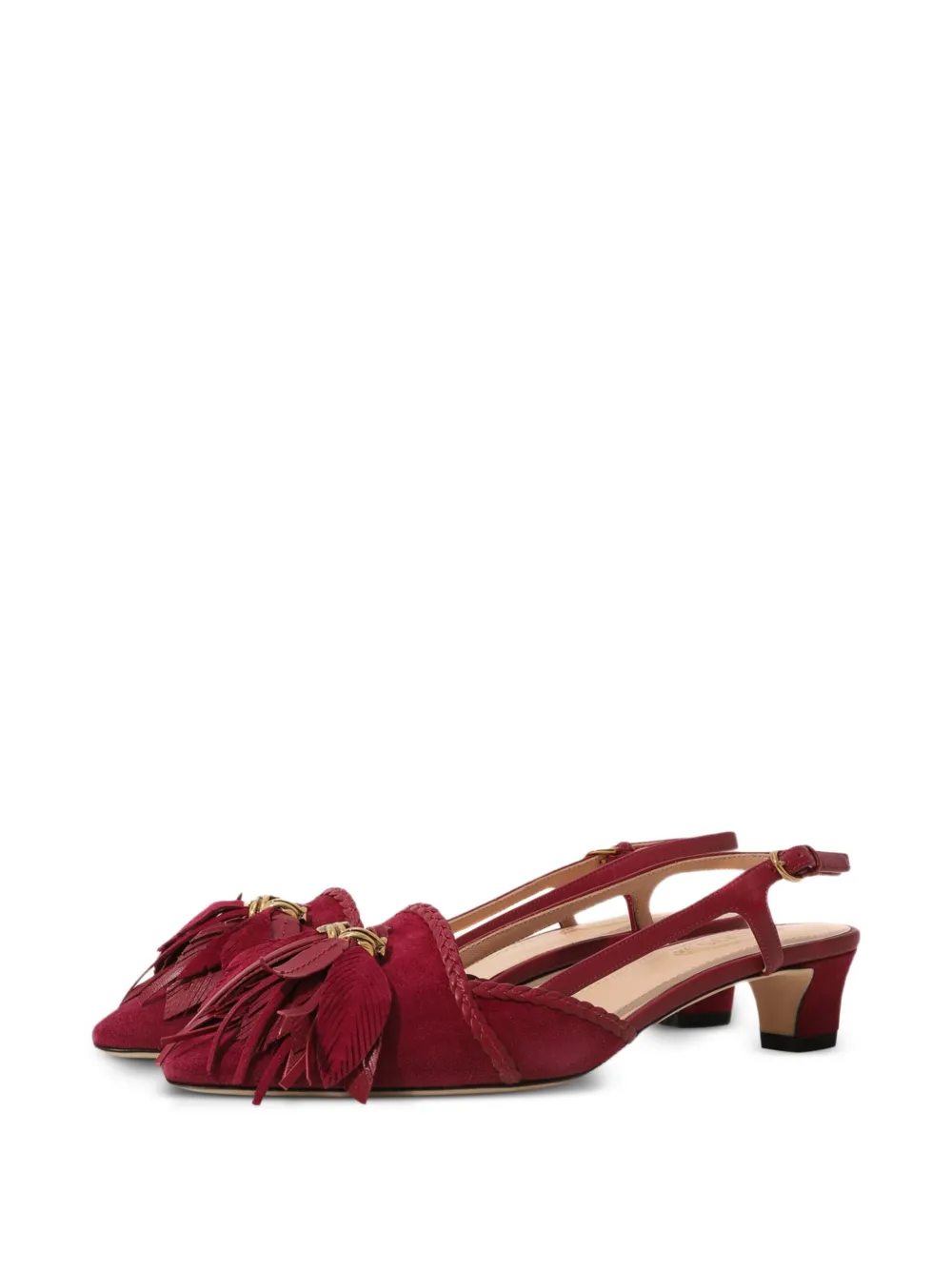 Tod's 35mm suede pumps Red