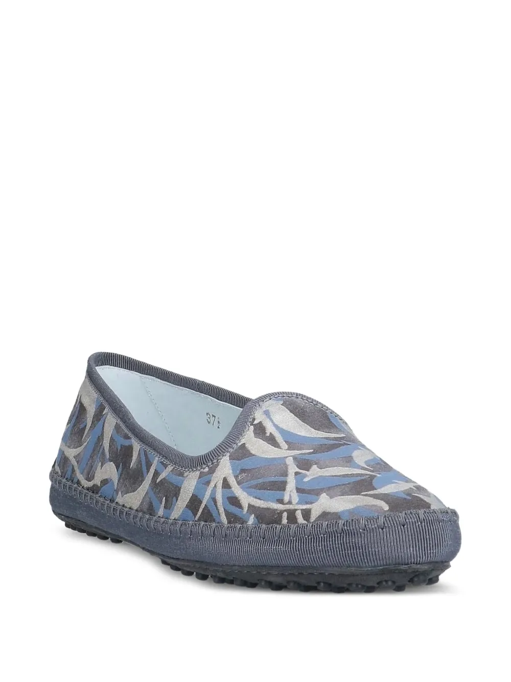 Tod's Loafers met print Blauw
