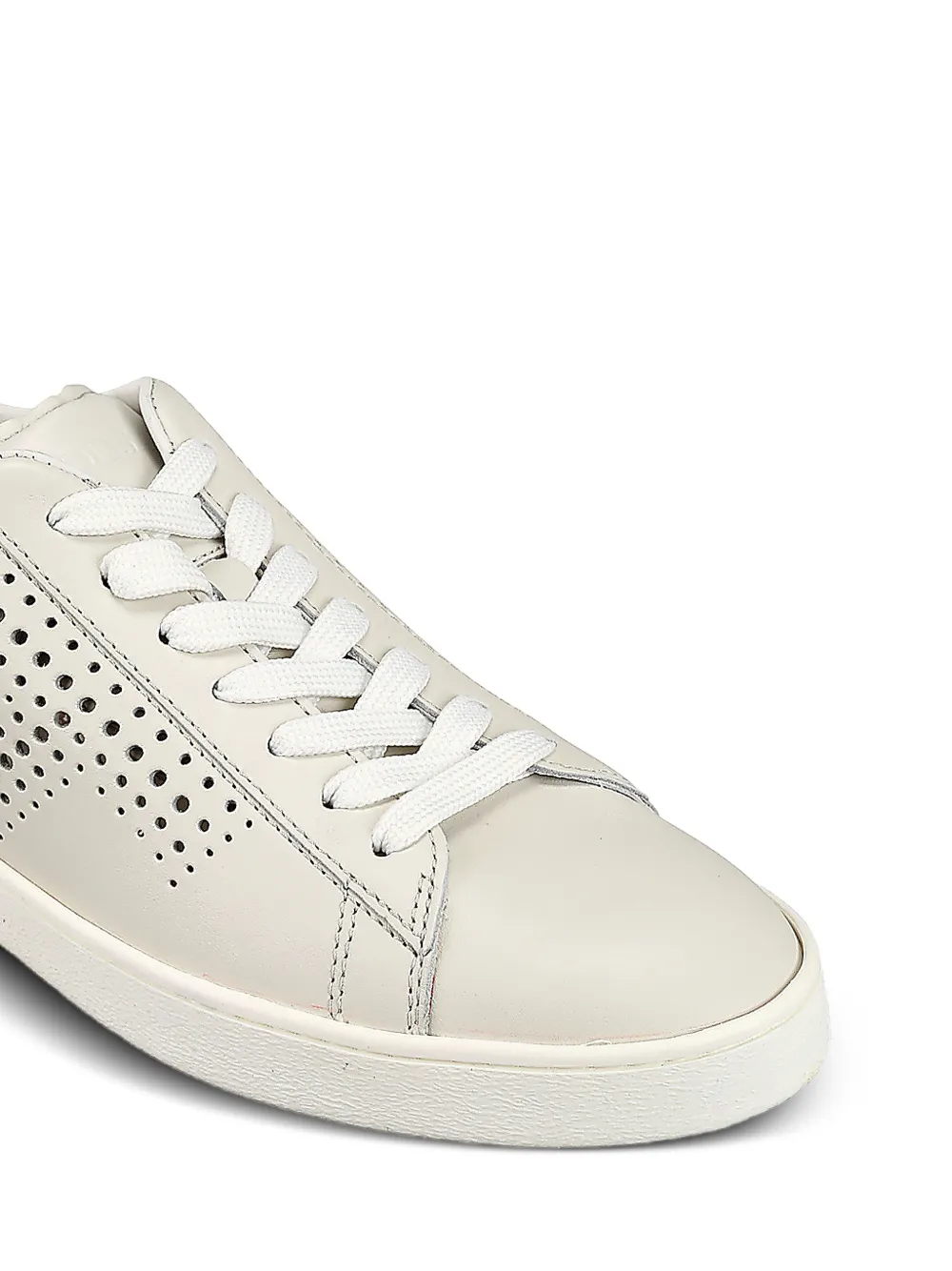 Tod's logo-detail round-toe sneakers Wit