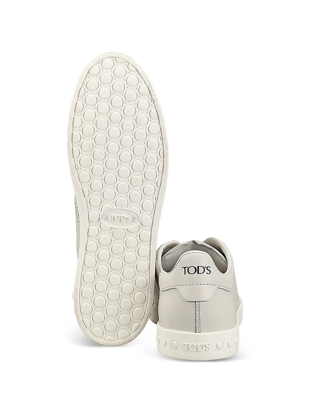 Tod's logo-detail round-toe sneakers Wit