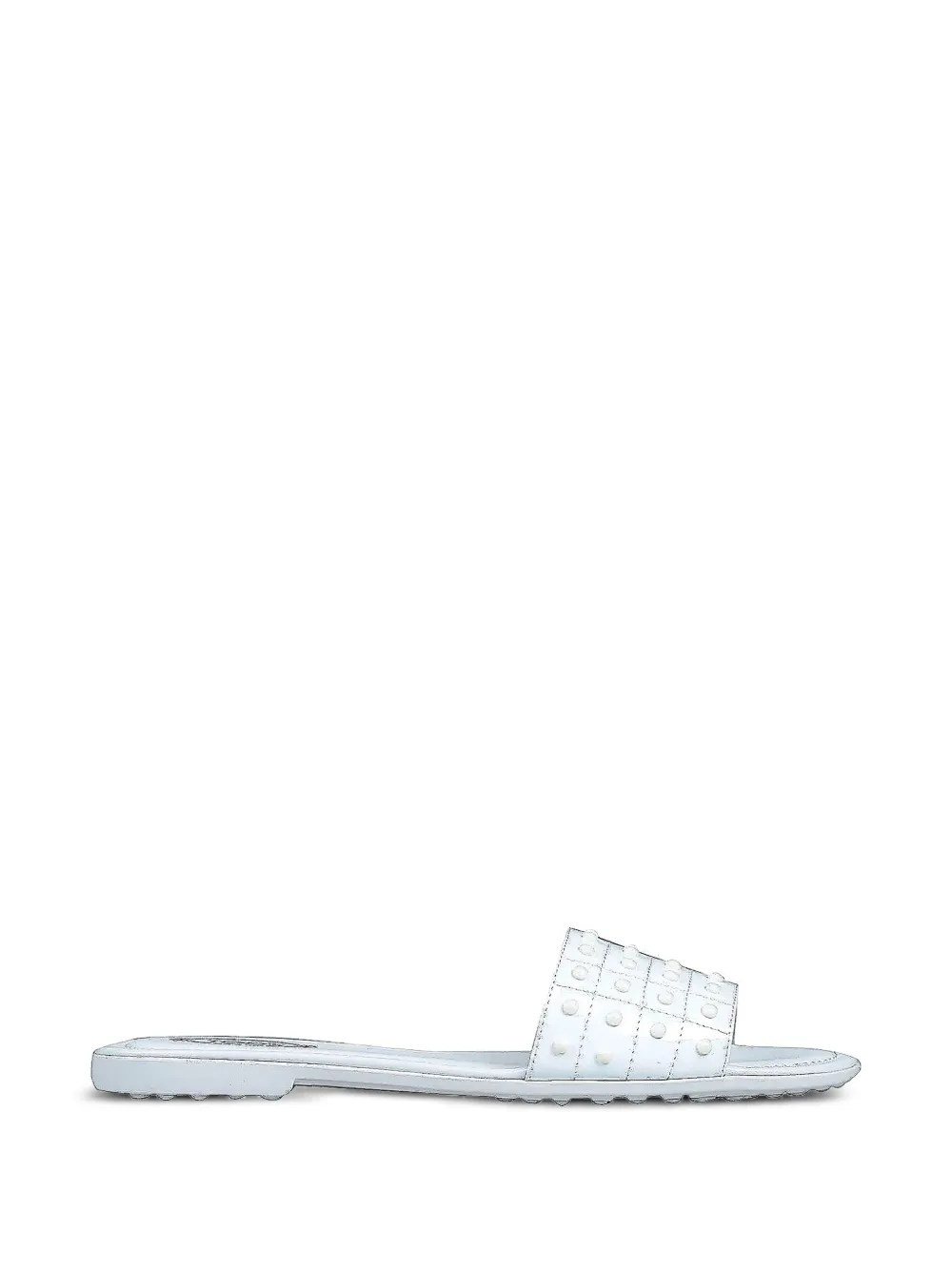 Tod's Gomma Studded leather sandals - Bianco