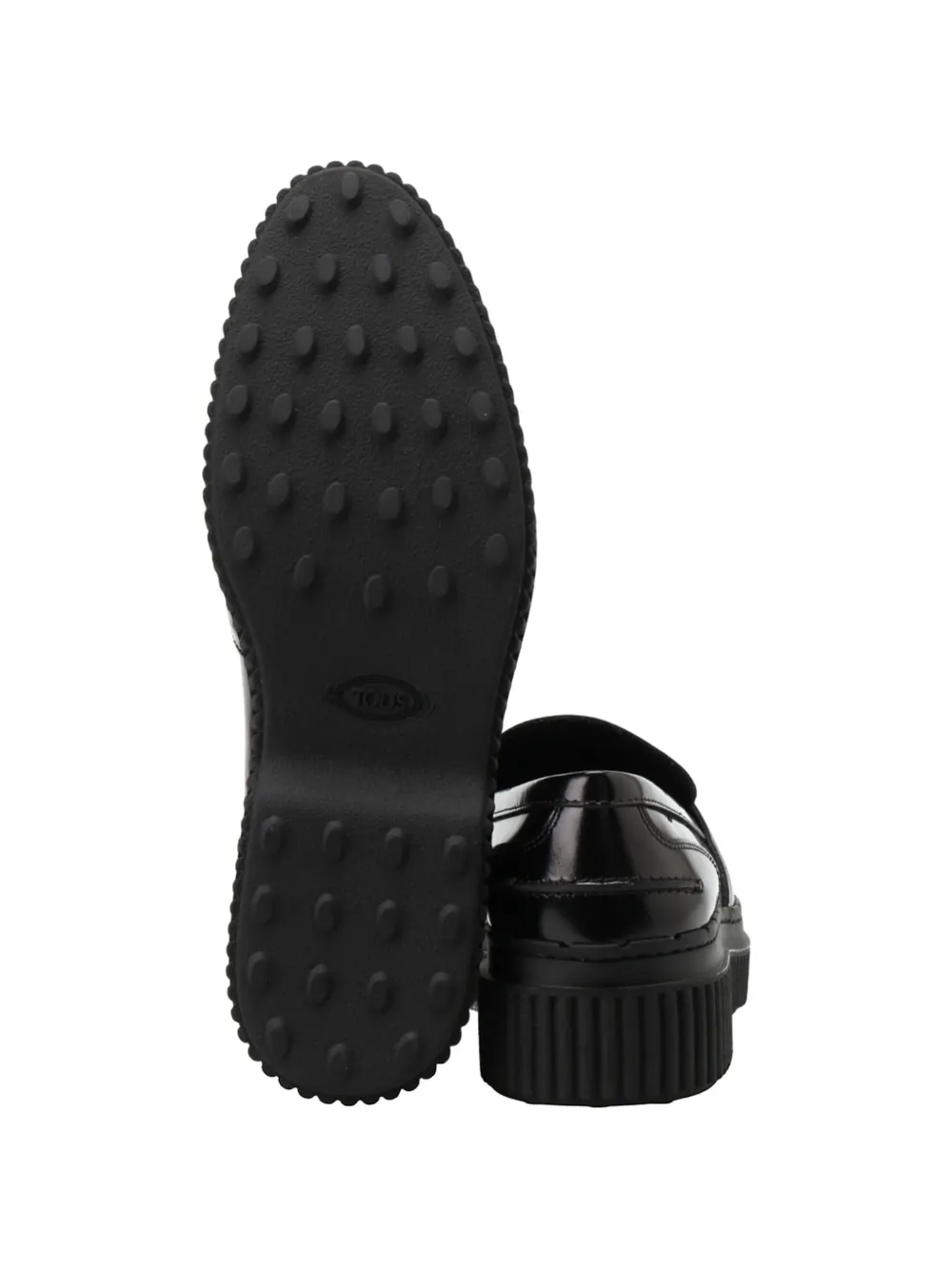 Tod's Leren loafers Zwart