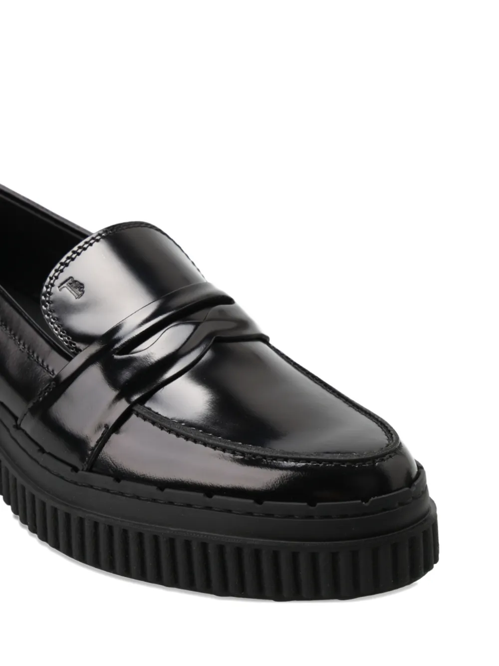 Tod's Leren loafers Zwart