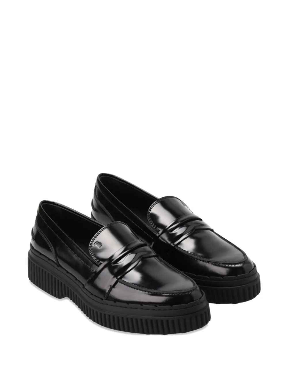 Tod's Leren loafers Zwart