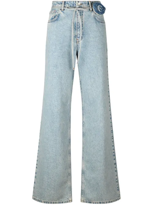 LIU JO jean Baggy en coton - Bleu - LIU JO - Modalova