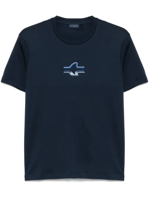 T-shirt à motif brodé - Paul & Shark - Modalova