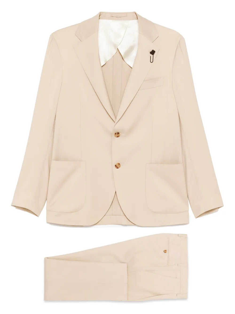 Lardini virgin-wool suit | neutro | Image 1
