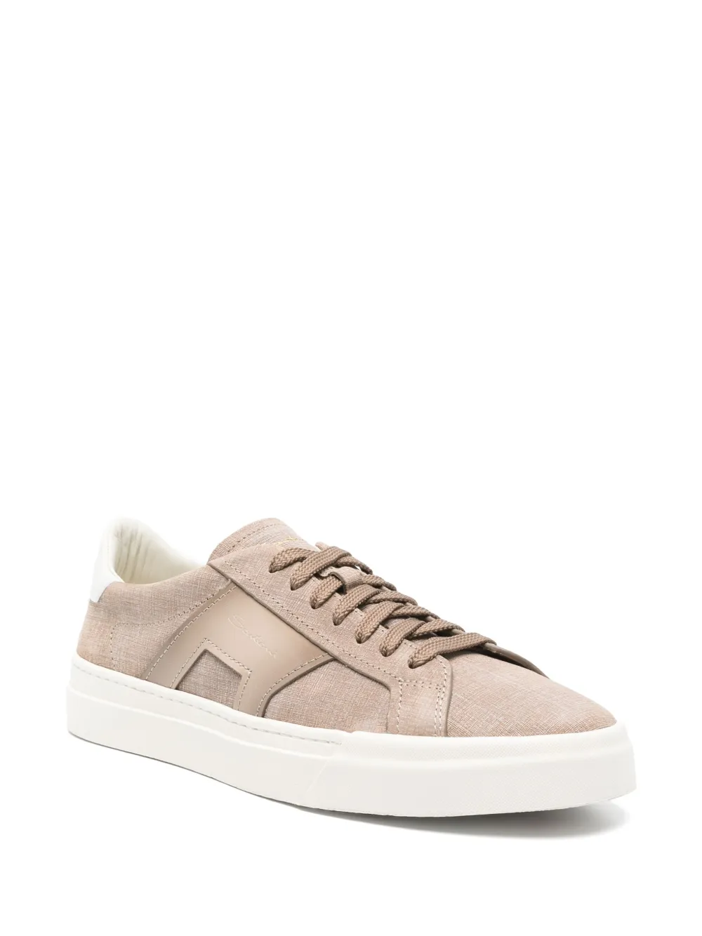 Santoni Double Buckle Sneakers - Bruin