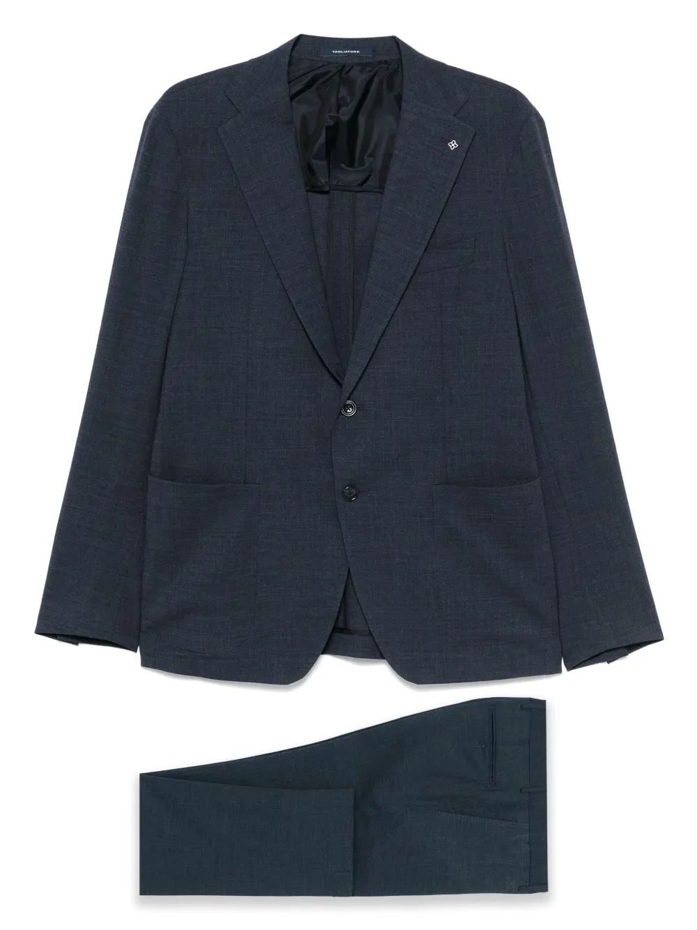 Tagliatore Pak met broche detail Blauw