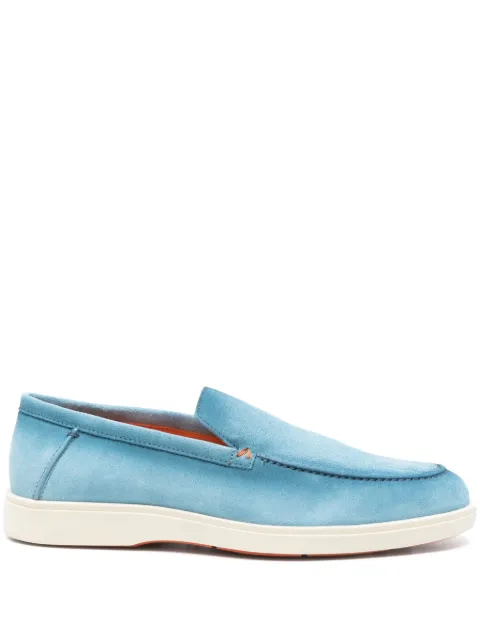 Santoni suede loafers