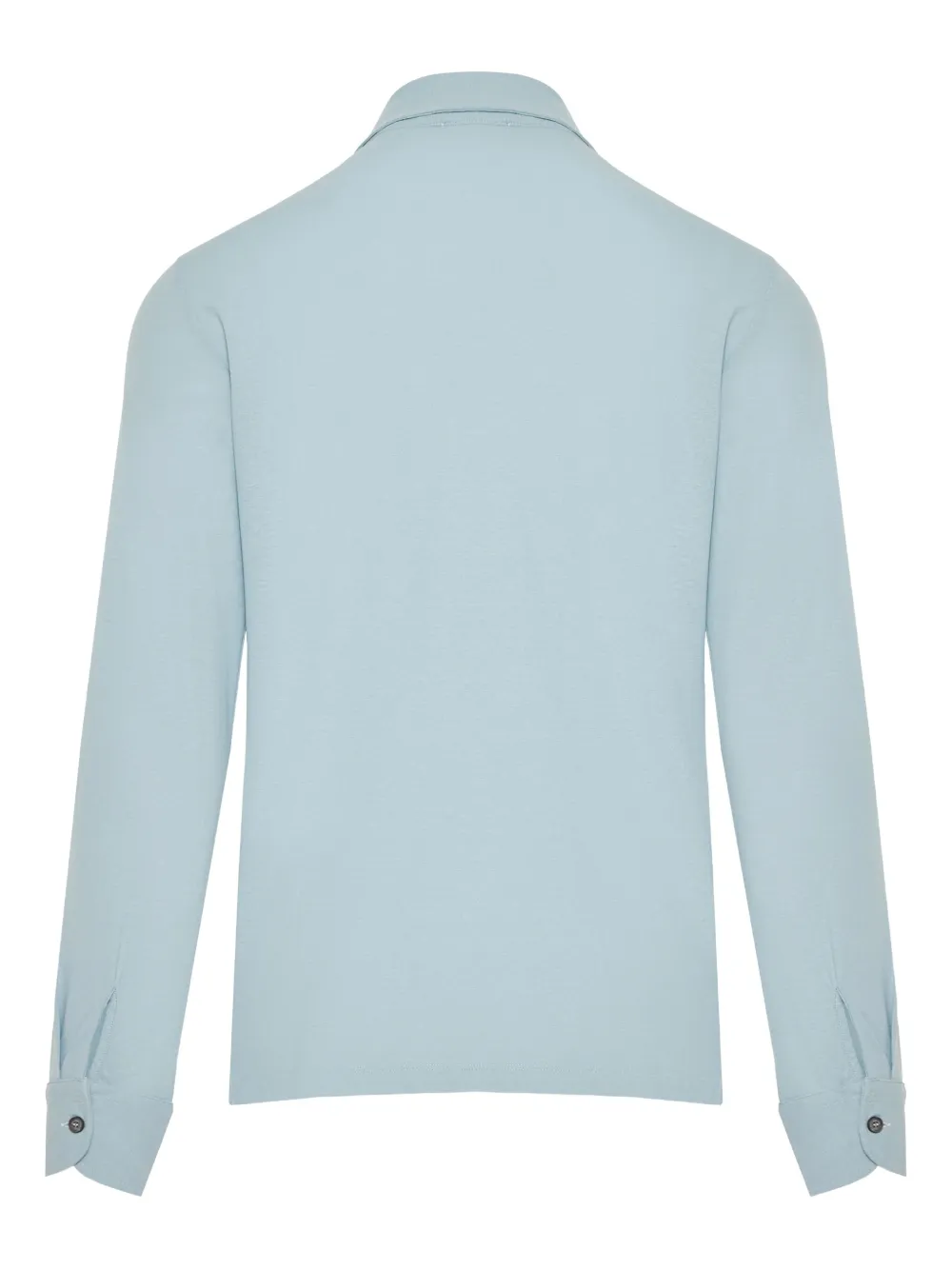 Zanone Poloshirt met lange mouwen - Blauw