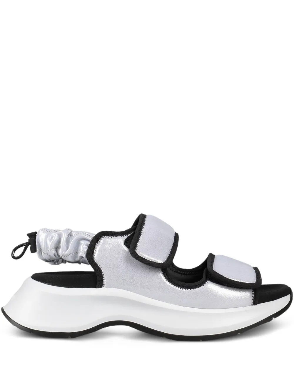 Hogan leather sandals White