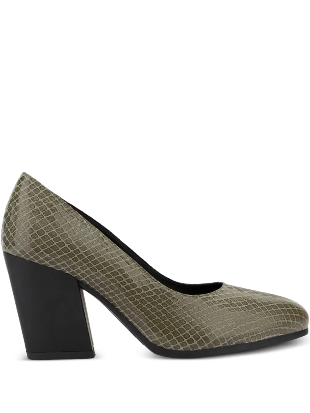 Hogan - 80 mm leren pumps - dames - kalfsleer/kalfsleer/kalfsleer