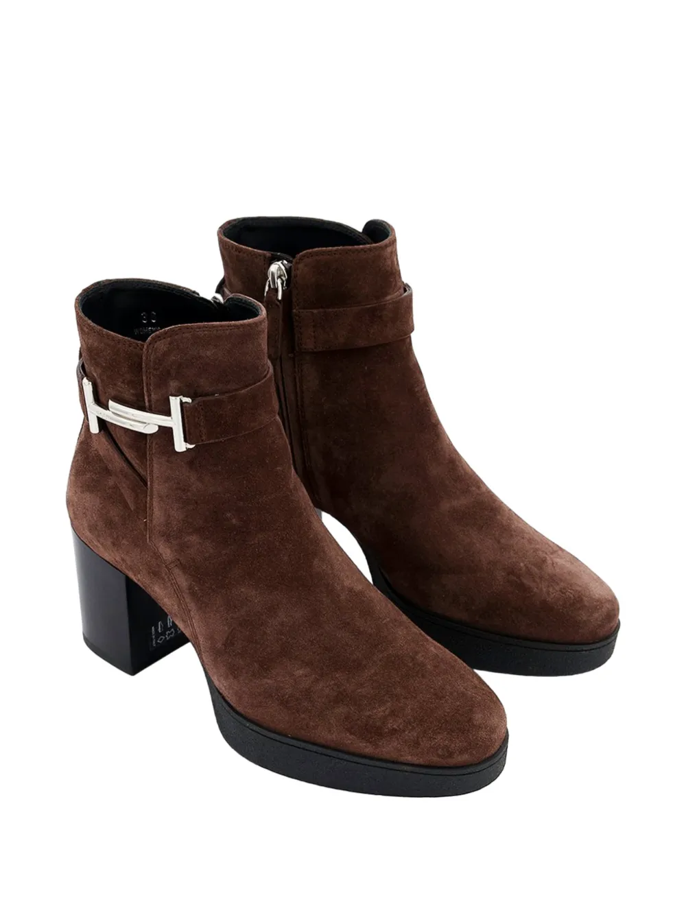 Tod's Tronch Doppia suede ankle boots Bruin