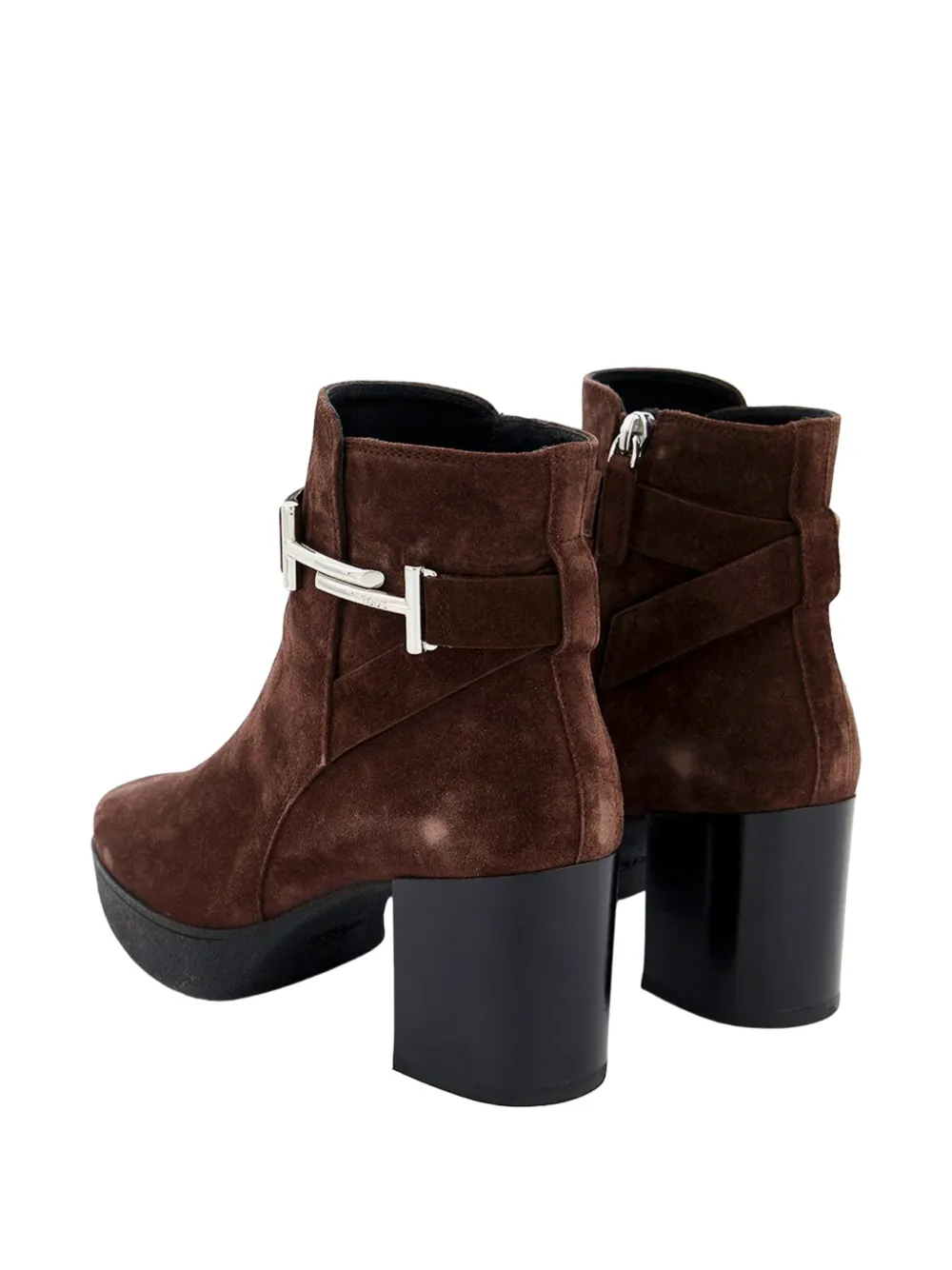 Tod's Tronch Doppia suede ankle boots Bruin