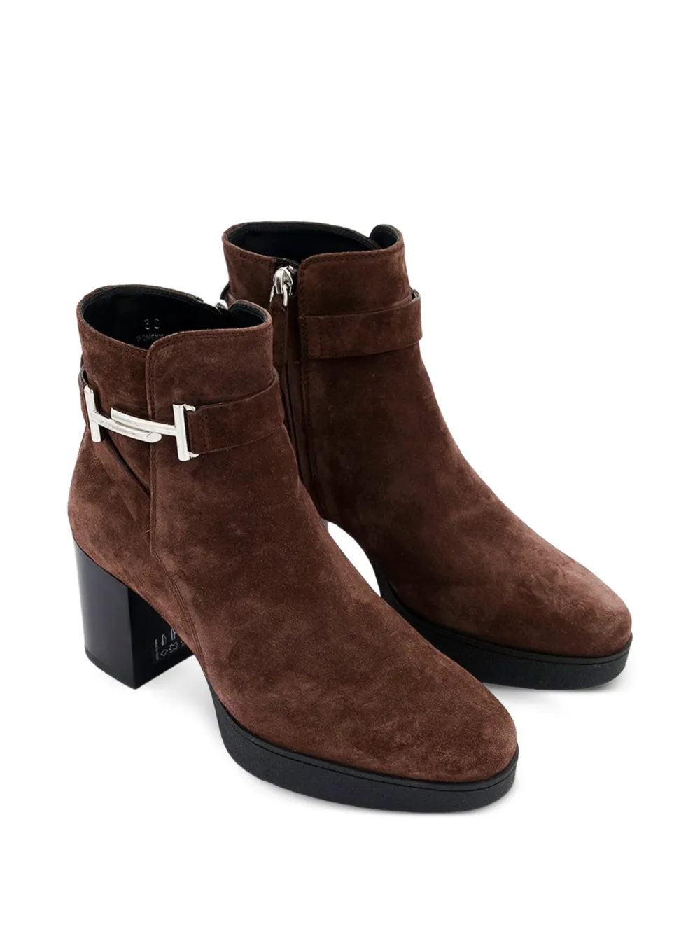 Tod's Tronch Doppia suède enkellaarzen Bruin