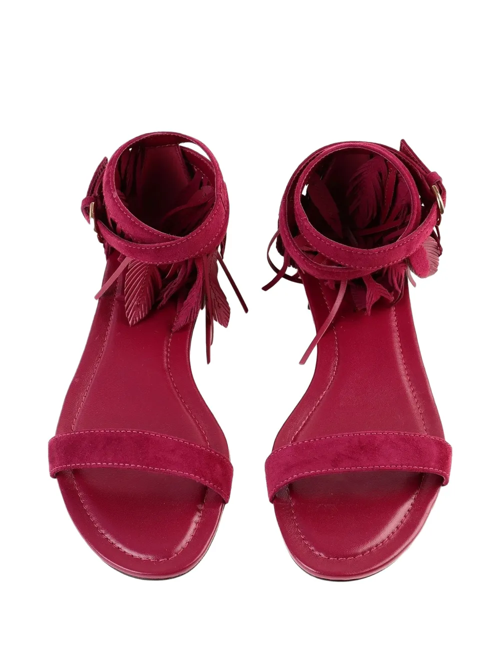 Tod's Cuoio suède sandalen Rood