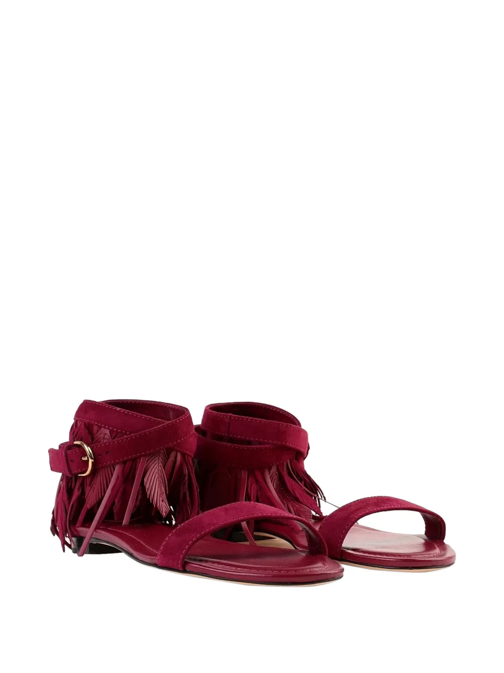 Tod's Cuoio suède sandalen Rood
