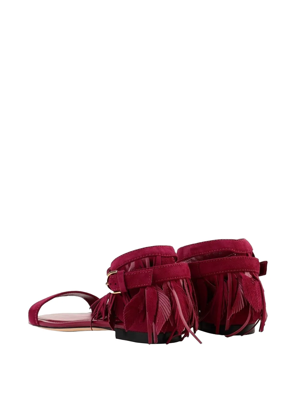 Tod's Cuoio suède sandalen Rood
