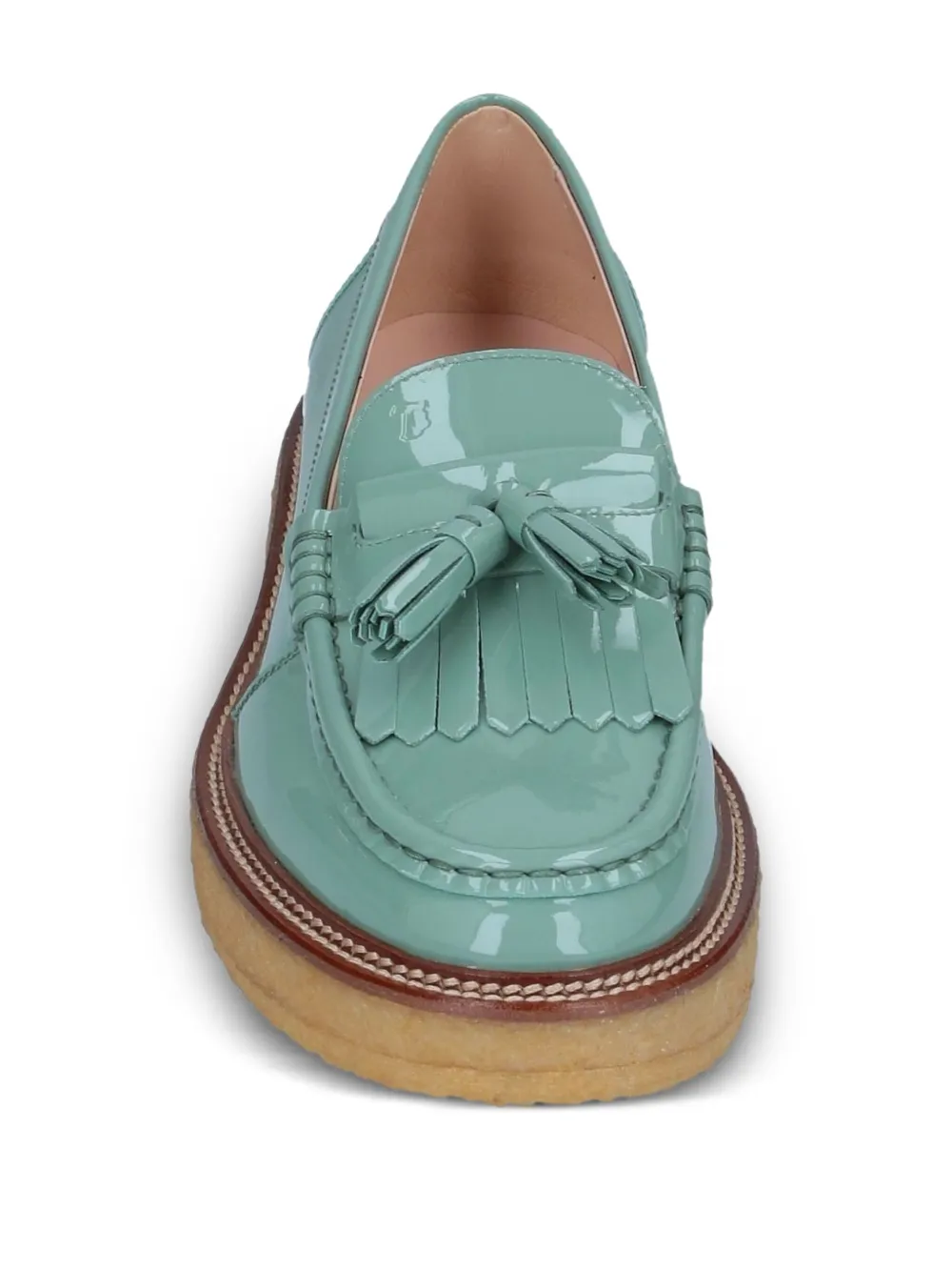 Tod's Leren loafers Groen