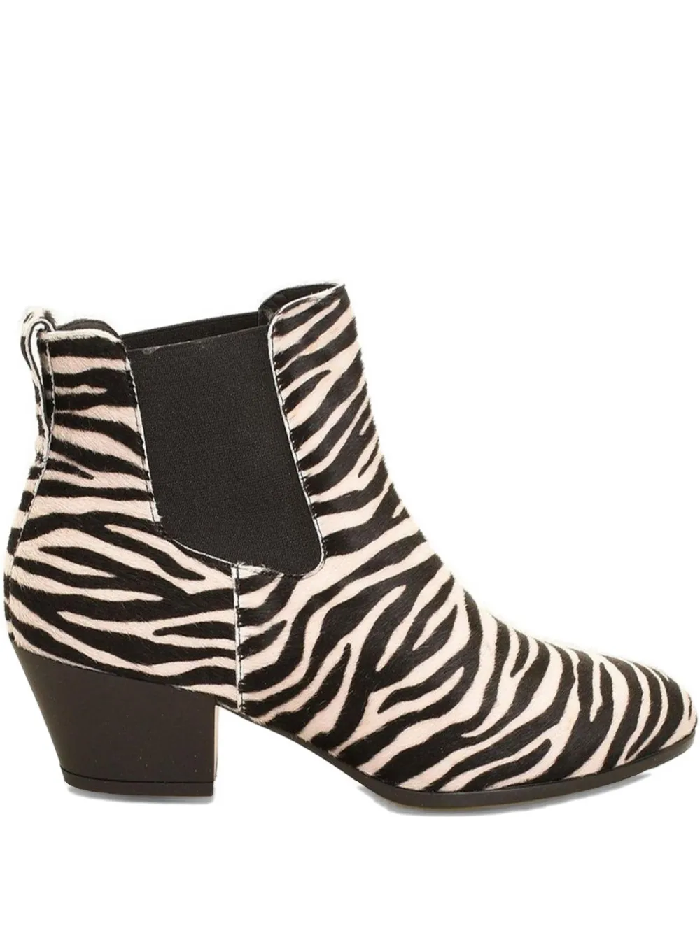Hogan zebra-print ankle boots | negro | Image 1