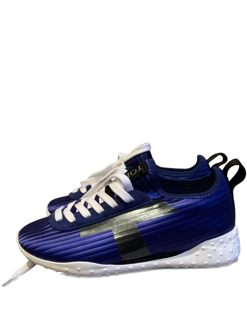 Tod's logo-print sneakers - Blue