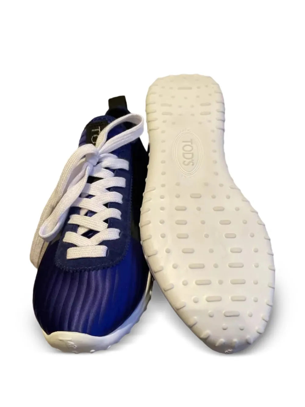 Tod's logo-print sneakers Blue