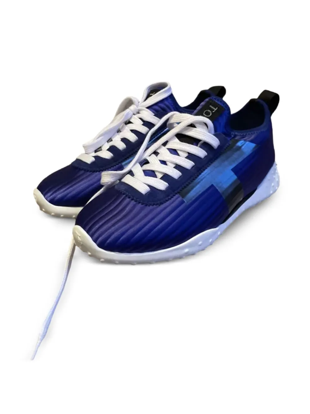 Tod's logo-print sneakers Blue